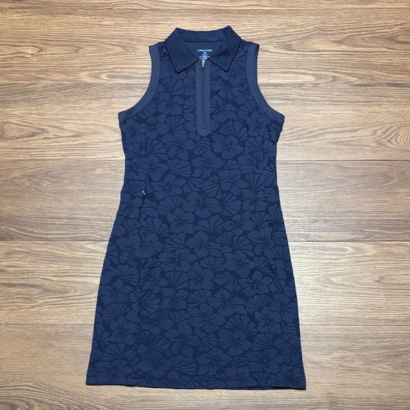 🔥🔥J. McLaughlin Blue Midi Dress with Relaxed Fit and Sleeveless Design Size: XS🔥 - Picture 1 of 10